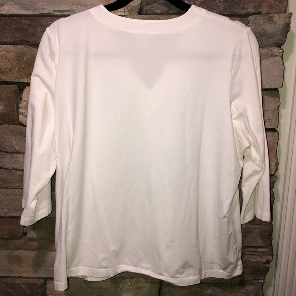 5/$10 Size 1X white shirt - Picture 4 of 10
